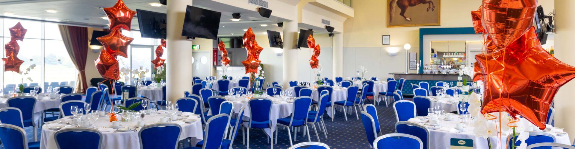 conference tables at York Racecourse