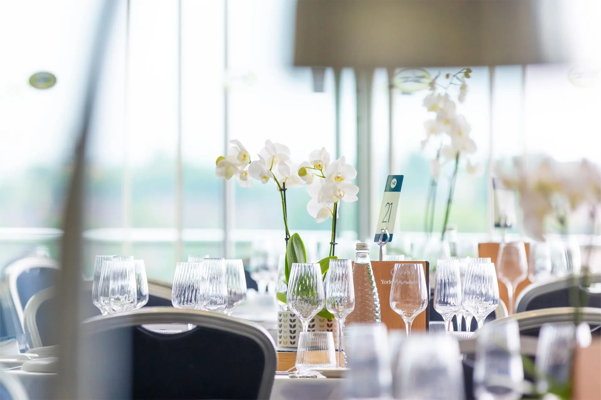 fine dining at the York Racecourse